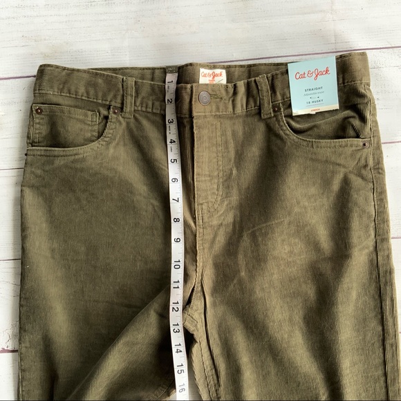 Cat & Jack Straight Husky Stretch Pant - Picture 12 of 14